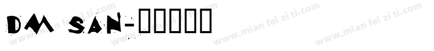 DM San字体转换